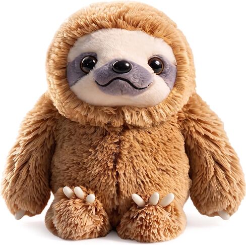 Winsterch Cute Sloth Stuffed Animal Toy,Small Plush Sloth Tedy Bear Stuffed Animal Toys for Kids Birthday Gift Baby Doll (15.7 Inches, Brown) in Kuwait
