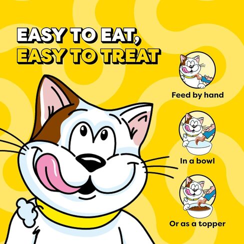 Temptations Creamy Puree with Beef Liver, Salmon, Chicken, and Tuna Variety Pack of Lickable, Squeezable Cat Treats, 0.42oz Pouches, 48 Count Variety Pack in Kuwait