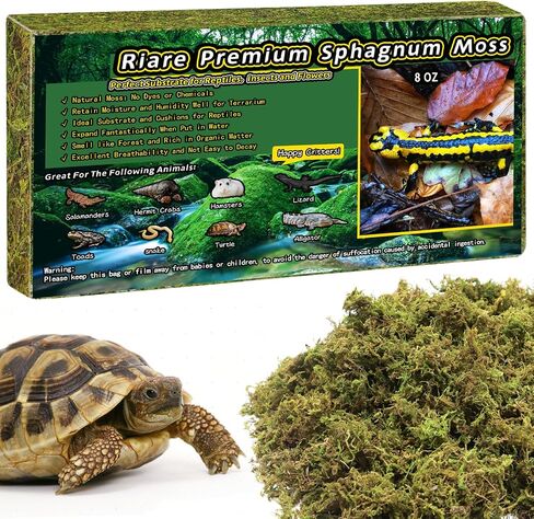 Riare 2.6LB قسط الطحالب الطحالب للزواحف- 10QT الطبيعية الحية الطحلب الزواحف الطحالب الفراش ل Terrarium، الفقس، غابة الطحالب الطحالب الزواحف الركيزة للثعابين، أبو بريص، السلاحف، الضفادع، ليوبارد in Kuwait