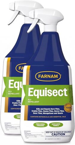 Farnam Equisect Botanical Fly Repellent for Horses, Dogs and Cats, 32 Ounces, Quart Spray in Kuwait