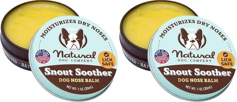Natural Dog Company Snout Soother - Dog Nose Balm, Travel Stick, 0.15 oz., Dog Balm for Paws and Nose, Moisturizes & Soothes Dry Cracked Noses, Plant Based Nose Cream for Dogs in Kuwait