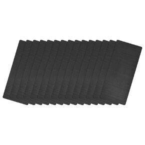uxcell Blank Metal Card, 2" x 0.9" Brushed 201 Stainless Steel Plate for DIY Laser Engraving Nameplate, 0.4mm Thick Silver Tone 25 Pcs in Kuwait