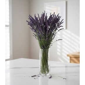 Diara Dried Lavender Bundles (4 Bundles Pack) (Mini Stems)| Natural Dried Lavender Flowers for DIY, Crafts, Home Fragrance, Wedding, Party, Decoration, Photo Props, Gift, Thanksgiving in Kuwait