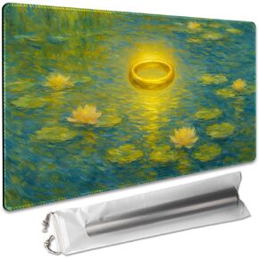 SIXTORE Premium Board Game 14x24in TCG Playmat Compatible for OCG CCG RPG MTG Playmats,Mousepad Desk Mats(Blood Moon Secrets) in Kuwait