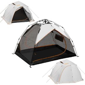 OutdoorMaster 2 Person Camping Tent, 4 Seasons Lightweight Backpacking Tent, Waterproof and Weatherproof Tent, Double Layer Outdoor Tents, Pop Up Tent for Camping, Hiking and Mountaineering in Kuwait