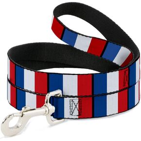 Buckle-Down Pet Leash - France Flags - 4 Feet Long - 1" Wide in Kuwait