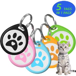 Premium QR Code Pet ID Tags - Dog Tags and Cat Tags, Connect to Online Pet Profile, Receive Instant Scanned Tag Location Email Alert (Green, Small) in Kuwait