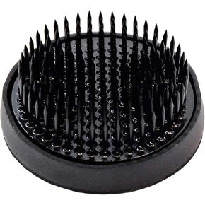 KAKURI Kenzan Flower Frog Black Mini Round 2.4", Japanese Ikebana Flower Arrangement Supplies, Professional Flower Holder Pin Frog, Japanese Stainless Steel, Made in Japan in Kuwait