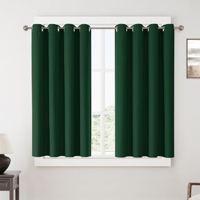 ChrisDowa 100% Blackout sage Solid Curtains 90 Inches Long 2 Panels for Bedroom Living Room,Farmhouse Room Darkening Thermal Insulated Soundproof Grommet Top Window Treatment Drapes,52x90 in Kuwait