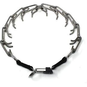 Herm Sprenger Black Stainless Steel Prong Dog Training Collar with Quick Release Buckle Ultra-Plus Pet Pinch Collar No-Pull Collar for Dogs Made in Germany 2.25mm x 16in Small in Kuwait