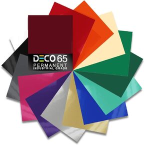 Vivid Deco65 4-Color Holographic Chrome Bundle Permanent Adhesive 3 Feet x 12 Inches Craft Vinyl Roll in Kuwait