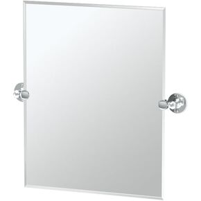 Gatco 4419LG Cafe Oval Mirror Large, 32 H x 28.75 W,Chrome in Kuwait