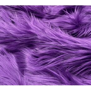 EOVEA - Faux Fur Fabric Square - Shaggy Faux Fur Trim - Precut Soft Faux Fur Fabric Patch - Craft Soft Fur Fabric Material - Hobby & Craft Supply for DIY, Gnome Beard (10"X10", Baby Blue) in Kuwait