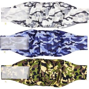 PET MAGASIN Premium Male Dog Belly Band Washable (Original, Medium (15"-21" Waist)) in Kuwait