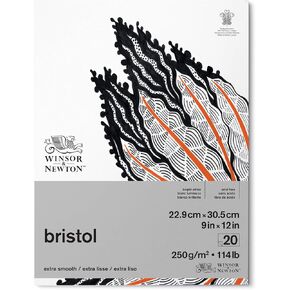 Winsor & Newton, Bristol Paper Pad 250 gsm, 14x17", 20 Sheets in Kuwait
