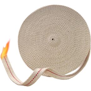 Muka Flat Cotton Wick Oil Lamp Wick 32.8 feet for Kerosene Lamp Lantern-1/4" in Kuwait