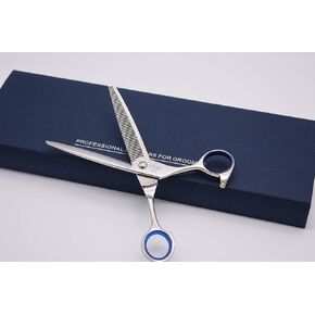 Professional Dog Grooming Scissors 8.0" Grooming Curved Shears For Dog Off-set Handle Stainless Steel Forged Scissors Shears (8.0" Curved) in Kuwait