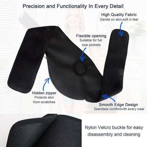 Ostomy Bag Cover Belt Hoop Hook and Durable Ostomy Loop closure Colostomy Bag Cover Washable Ostomy Pouch Covers in Kuwait