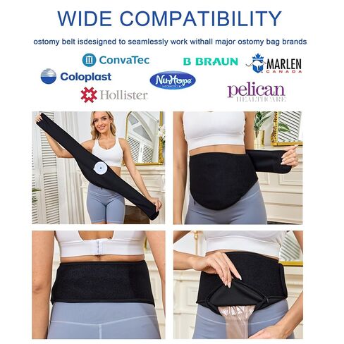 Ostomy Bag Cover Belt Hoop Hook and Durable Ostomy Loop closure Colostomy Bag Cover Washable Ostomy Pouch Covers in Kuwait