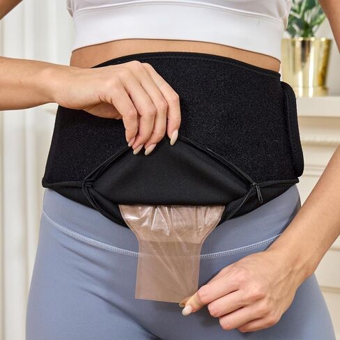 Ostomy Bag Cover Belt Hoop Hook and Durable Ostomy Loop closure Colostomy Bag Cover Washable Ostomy Pouch Covers in Kuwait