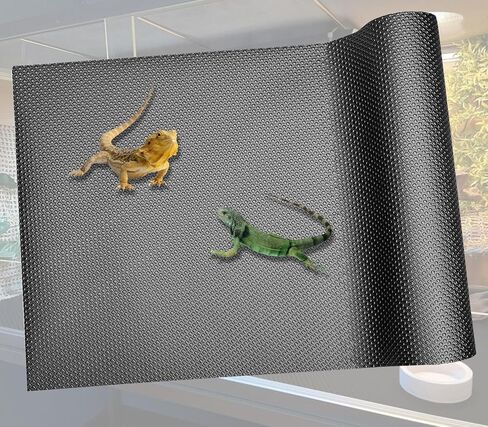Reptile Carpet Bearded Dragon Tank Accessories for 40 Gallon, 20 Gallon, 50 Gallon,75 Gallon Tank, 17.5x39 Inch Non-Adhesive Reptile Mat Terrarium Liner For Leopard Gecko, Snake, Lizard and Tortoise in Kuwait