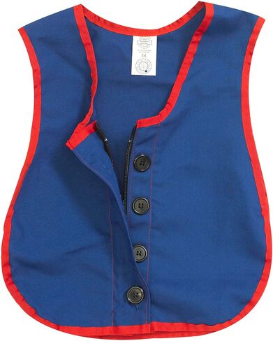Children's Factory Snap, Button, Zipper Manual Dexterity Learning Vests for Toddlers Ages 3+ Years, Set of 4, Blue, Kids US in Kuwait