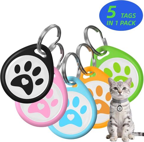 Premium QR Code Pet ID Tags - Dog Tags and Cat Tags, Connect to Online Pet Profile, Receive Instant Scanned Tag Location Email Alert (Green, Small) in Kuwait