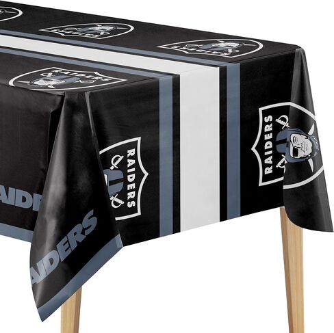 Trendware Las Vegas Raiders Plastic Tablecloths, 3 Count in Kuwait