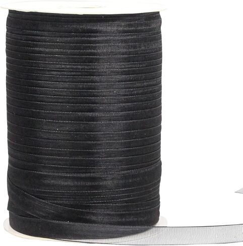 1 Inch Silver Organza Ribbon for Gift Wrapping, 100 Yards Craft Sheer Chiffon Ribbon for Wedding, Gift Wrapping, Holiday Decoration, Bow Making, Wreath, DIY Crafts in Kuwait