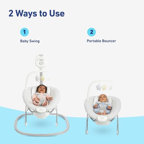 Graco® Sway2Me™ Swing with Portable Bouncer, Watson in Kuwait