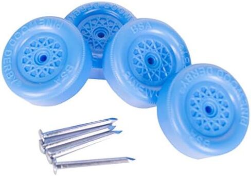 Official Pinewood Derby Wheels and Axles (Green) in Kuwait
