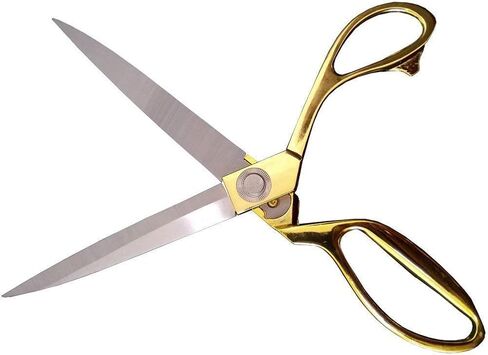 Jasni Liu Tailor Scissors Professional 10.5" Gold Stainless Steel Professional Shears Heavy Duty in Kuwait