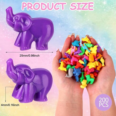 200 Pcs Mixed Animal Shaped Beads Colorful Marine and Jungle Animal Spacer Beads Zoo Animal Plastic Beads Plastic Craft Beads for Kids Crafts DIY Bracelets Necklaces Keychains Jewelry Making, 1 Inch in Kuwait