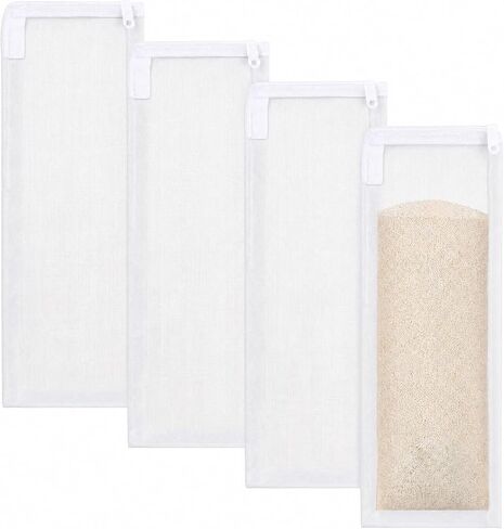 Geiserailie 15 Pieces Aquarium Filter Media Bags 150 Micron Fine Filter Bags Mesh Reusable Bags with Zipper for Activated Carbon Resins Filter (Nylon,2.4 x 4 Inch) in Kuwait