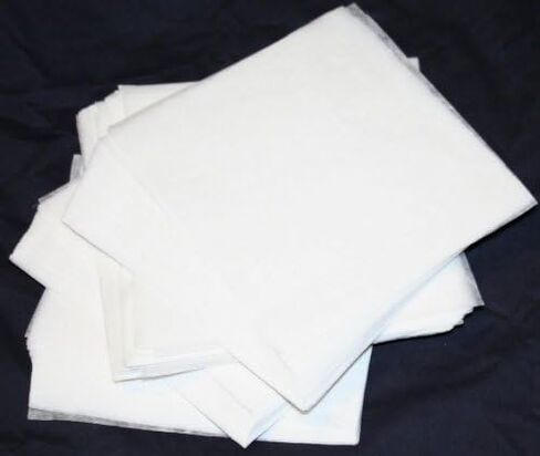 Tearaway Machine Embroidery Stabilizer Backing 100 Precut Sheets - 8x8 inch fits 4x4 inch hoop 45gms in Kuwait