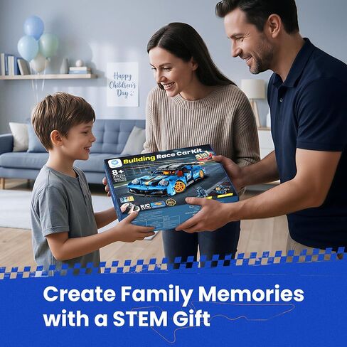 Sillbird Robot Building Kit with Remote Control STEM Gifts for Boys Age 8-13, Coding Buildable Robotic Technic Toys for Kids Birthday with 468 Pieces in Kuwait