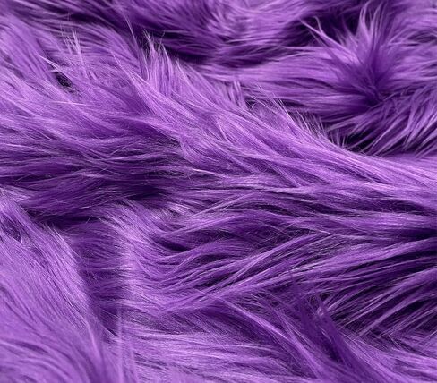 EOVEA - Faux Fur Fabric Square - Shaggy Faux Fur Trim - Precut Soft Faux Fur Fabric Patch - Craft Soft Fur Fabric Material - Hobby & Craft Supply for DIY, Gnome Beard (10"X10", Baby Blue) in Kuwait