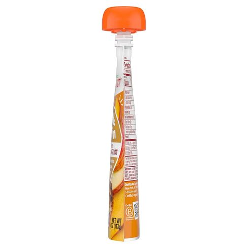 Happy Tot Organics Stage 4 Baby Food Pouches, Gluten Free, Vegan Snack, Fiber & Protein Fruit & Veggie Puree, Apples, Peaches, Pumpkin & Cinnamon, 4 Ounce (Pack of 1) in Kuwait