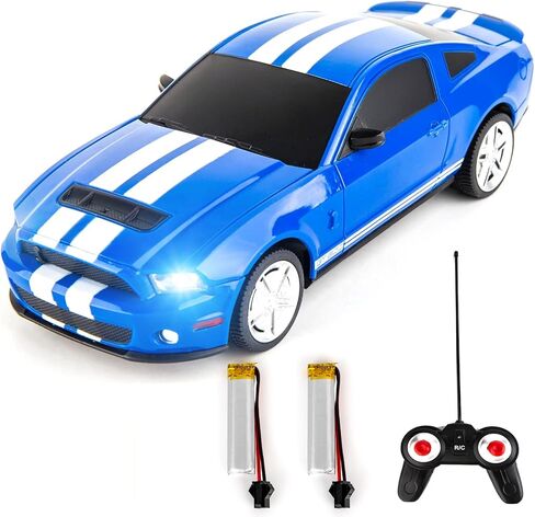BDTCTK Remote Control 1/24 Ford Mustang Shelby GT500 RC Model Car, Toys for Kids and Adults Red in Kuwait