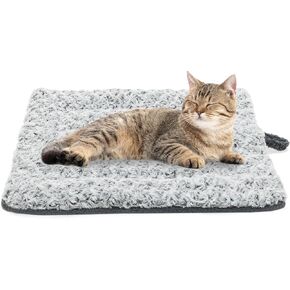 JVVGPET Self Warming Cat Bed for Indoor Cats & Small Dogs, Cozy Thick Cat Mat Bed Self Heating Pad for Cold Weather, Washable Fluffy Calming Bed Cushion Sleeping Relaxing Playing (19.7"*29.5") in Kuwait