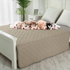 Pet Blanket Waterproof Couch Protector for Dogs Bed Covers Reversible Dog Furniture Cover (Navy+Blue, 52"x82") in Kuwait