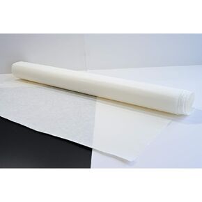 [10 Pcs] Korean Traditional Mulberry Paper HanJi Handmade Plain Natural White Single Layer 28.3" x 55.9" in Kuwait