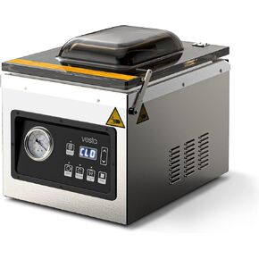 10 inch Chamber Vacuum Sealer with Oil Pump | Heavy Duty, Ideal for Wet Food, Liquids, Powders and Sous Vide, work well with bags from Vacmaster and Avid Armor, Industrial Grade, Vesta Precision OP10 in Kuwait