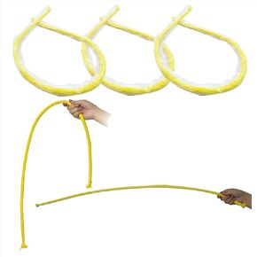 sumrica Magic 3 Pieces Flexible Inc. Stiff Rope Optical Illusion Gimmick Tool for Magic Tricks(L 80cm) in Kuwait