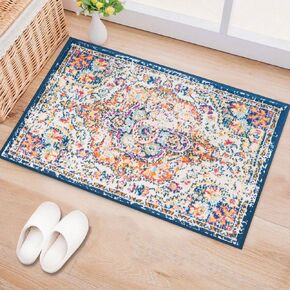 Rugshop Vintage Distressed Bohemian Area Rug for Living Room,Bedroom,Dining Room – Vibrant Multi-Color Tribal Design, 6'6" x 9' in Kuwait