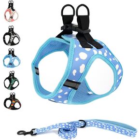 Step in Dog Harness and Leash Set, Reflective Dog Harness and Leash No Pull Dog Harness for Small Medium Large Dogs and Cats, BlueCloud in Kuwait