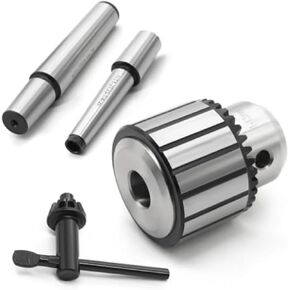 Heavy Duty Optional 1/32"-5/8" 1-32"-1/2" JT33 Drill Chuck Mount & Morse Taper Shank (MT1 MT2 MT3) (1-32"-1/2",4Pcs MT1 MT2) in Kuwait