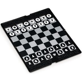 Yellow Mountain Imports Magnetic Travel Foldable Chess Wallet Set (7.9-Inch) - Portable & Perfectly Travel-Size in Kuwait
