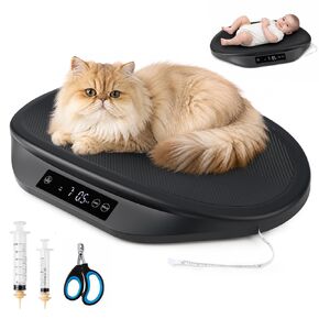 YTCYKJ Digital Pet Scale for Small Dogs, Multi-Function LED Puppy Weight Scale Accurately, Perfect for Puppy/Кitty/Hamster/Hedgehog/Food, Capacity up to 22 lb, Length 11inch in Kuwait