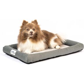 PetFusion Lavender-Infused Dog Bed w/Cooling | Solid Certi-PUR-US Orthopedic Memory Foam | Anti-Anxiety Crate Mat Calming & Soothing | All-Season Temperature Control Cooling Mat | 1 Year Warr. in Kuwait